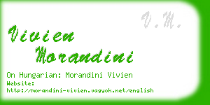 vivien morandini business card